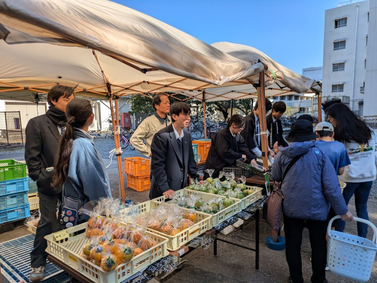 農高祭での販売風景