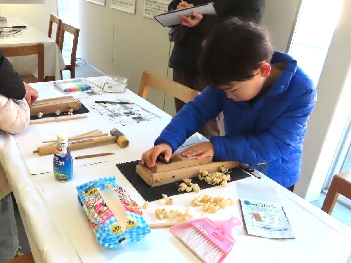 高尾599ミュージアムで木工体験イベント